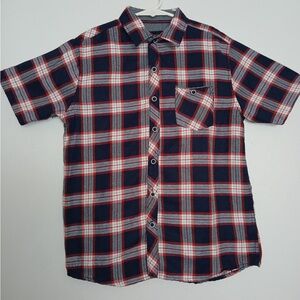 Boy’s Red/Black Plaid Shirt (L 14/16)
